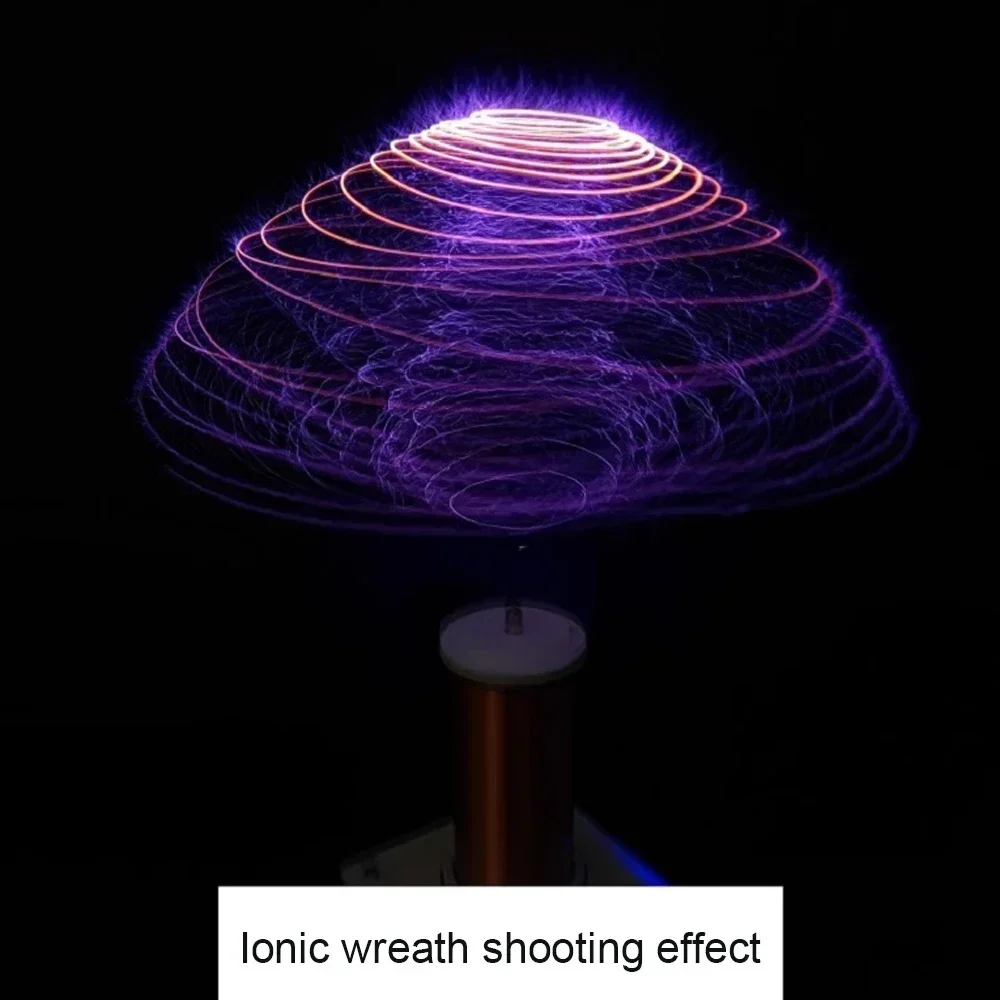 PLLSSTC tesla coil plasma speaker music high-power 30cm arc plasma windmill light up without wire