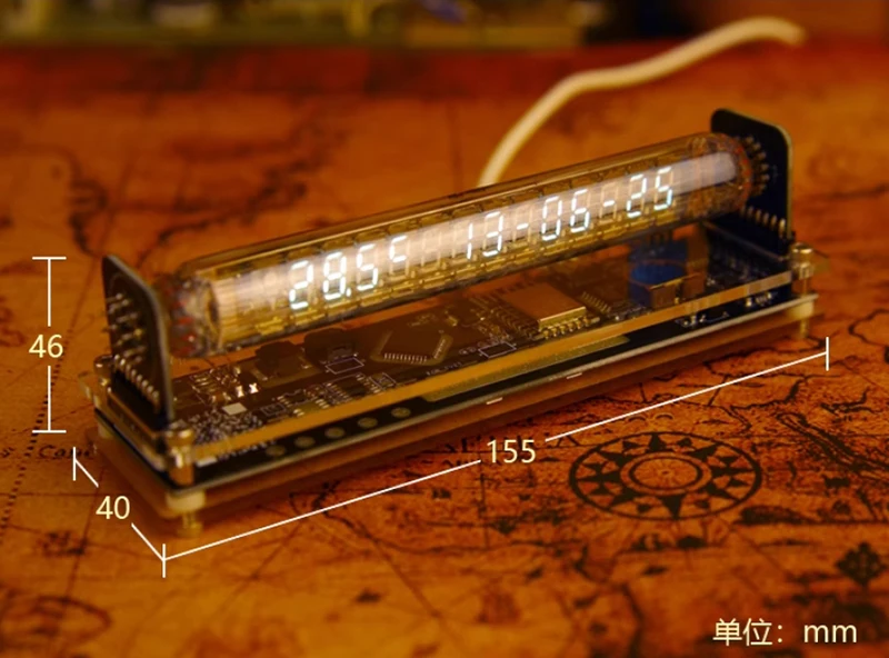 Iv27 Vacuum-tube Clock Tube Digital Table Clock Desk Nixie Tube Clocks Desktop Electronic Watches Office Desk Decoration Gift Iv27 Vacuum-tube Clock Tube Digital Table Clock Desk Nixie Tube Clocks Desktop Electronic Watches Office Desk Decoration Gift