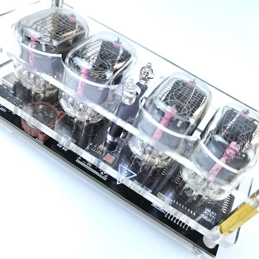 IN-12 Glow Tube Nixie Clock Fluorescent 225 Colors Light Display Time Date DC 5V Acrylic Showing Time Date Clock Accessories IN-12 Glow Tube Nixie Clock Fluorescent 225 Colors Light Display Time Date DC 5V Acrylic Showing Time Date Clock Accessories