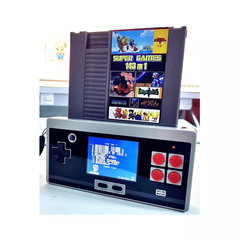 HAMY Portable Pocket NES Retro Handheld Video Game Player Console for Original 72Pin Card 2.8inch Screem HAMY Portable Pocket NES Retro Handheld Video Game Player Console for Original 72Pin Card 2.8inch Screem