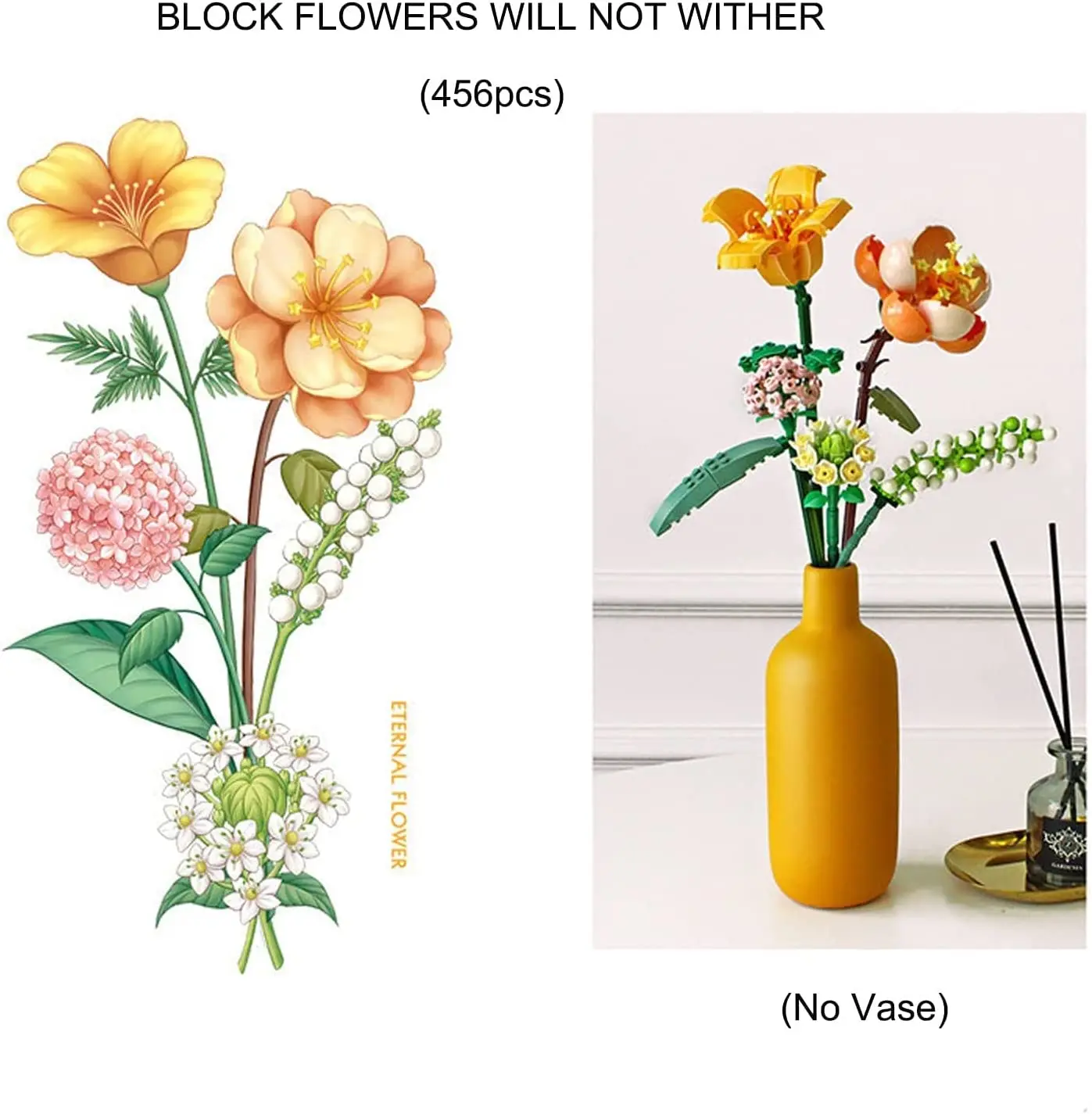 LOZ Flower Bouquet Building Blocks Kit DIY Flowers Block Toys Set Valentine's Day Rose Bricks Set Gift for Girls Friends adults LOZ Flower Bouquet Building Blocks Kit DIY Flowers Block Toys Set Valentine's Day Rose Bricks Set Gift for Girls Friends adults