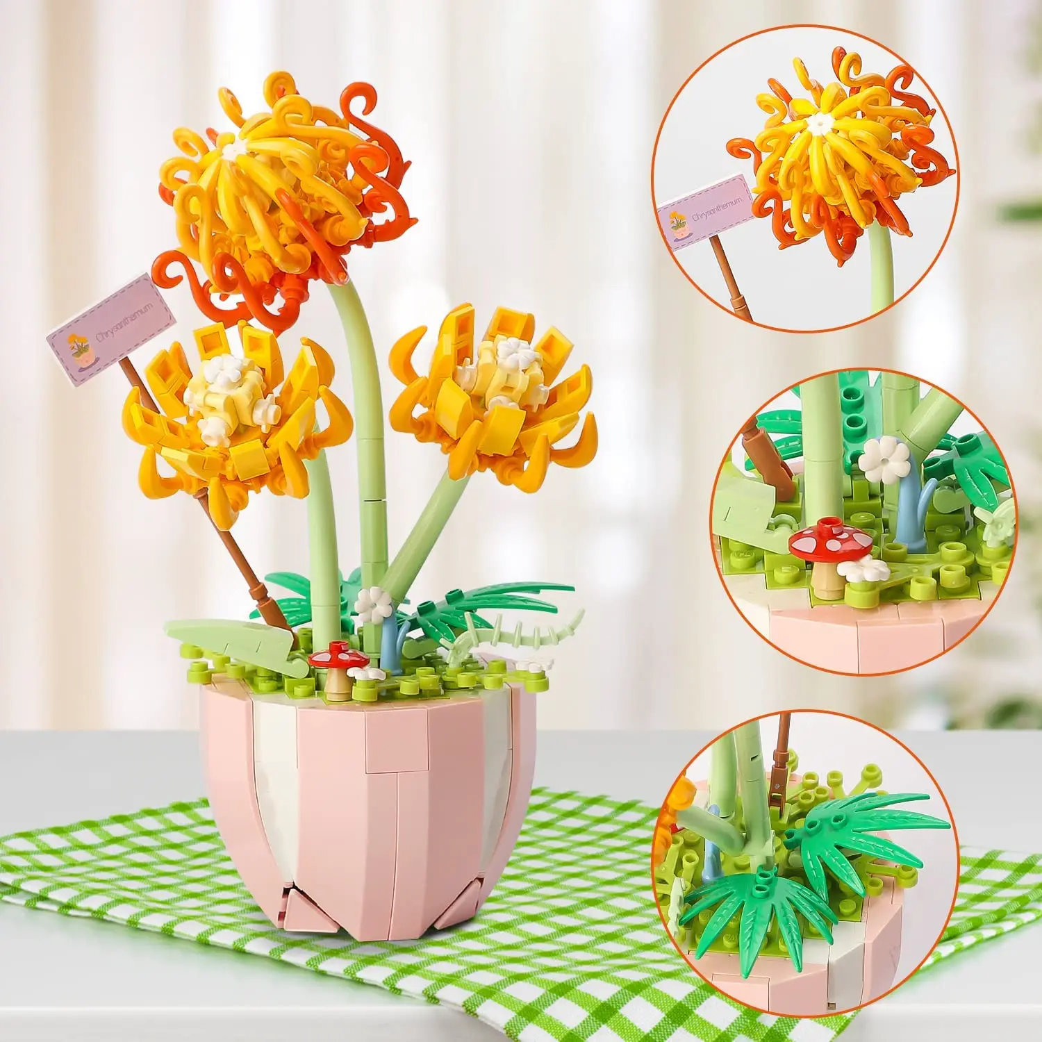LOZ Flower Bouquet Building Blocks Kit DIY Flowers Block Toys Set Valentine's Day Rose Bricks Set Gift for Girls Friends adults LOZ Flower Bouquet Building Blocks Kit DIY Flowers Block Toys Set Valentine's Day Rose Bricks Set Gift for Girls Friends adults