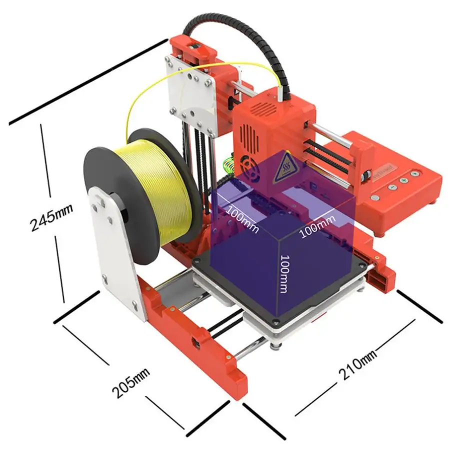 Top K7 X1 3D Printer Mini Desktop Printers Children Education Printing DIY Designer Model One-click Printing Small Impresora 3d Top K7 X1 3D Printer Mini Desktop Printers Children Education Printing DIY Designer Model One-click Printing Small Impresora 3d