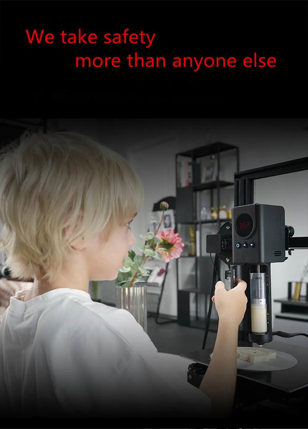 Chocolate 3d Printer 3d Extruder Modified Accessories High Precision 3d Printer Whole Machine Food Fdm Diy Kit Industrial Grade