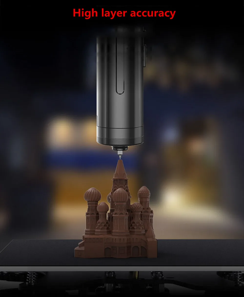 Chocolate 3d Printer 3d Extruder Modified Accessories High Precision 3d Printer Whole Machine Food Fdm Diy Kit Industrial Grade