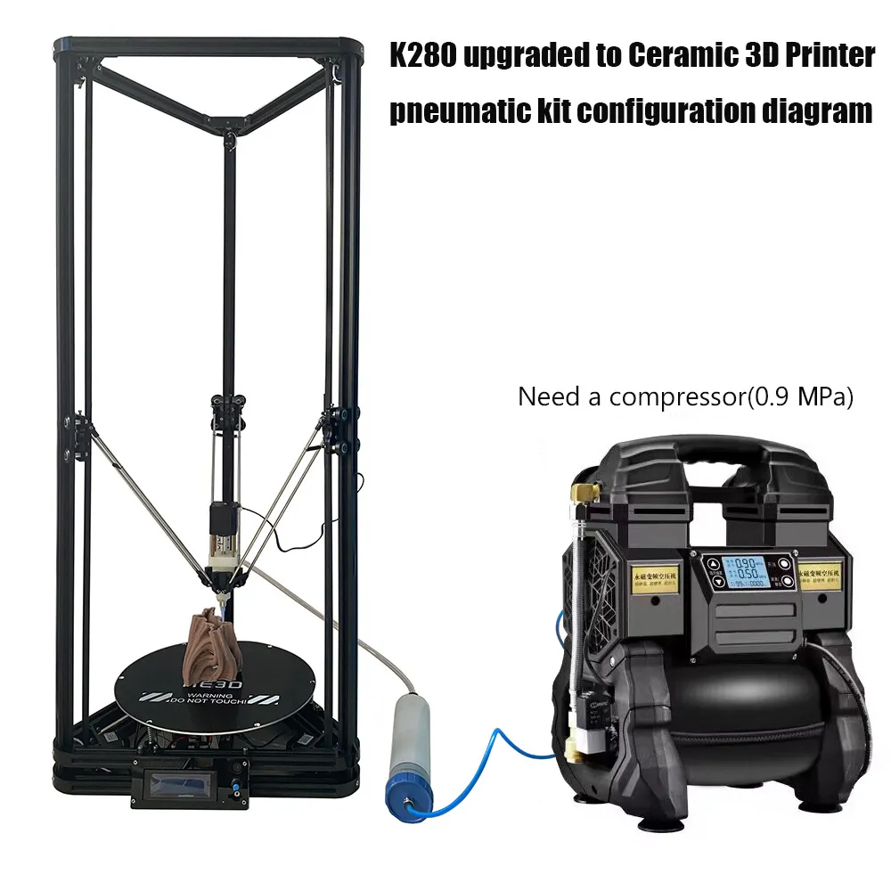 He3D large printing size reprap auto level K280 delta 3d printer kit single metal Extruder and heat bed support multi material He3D large printing size reprap auto level K280 delta 3d printer kit single metal Extruder and heat bed support multi material