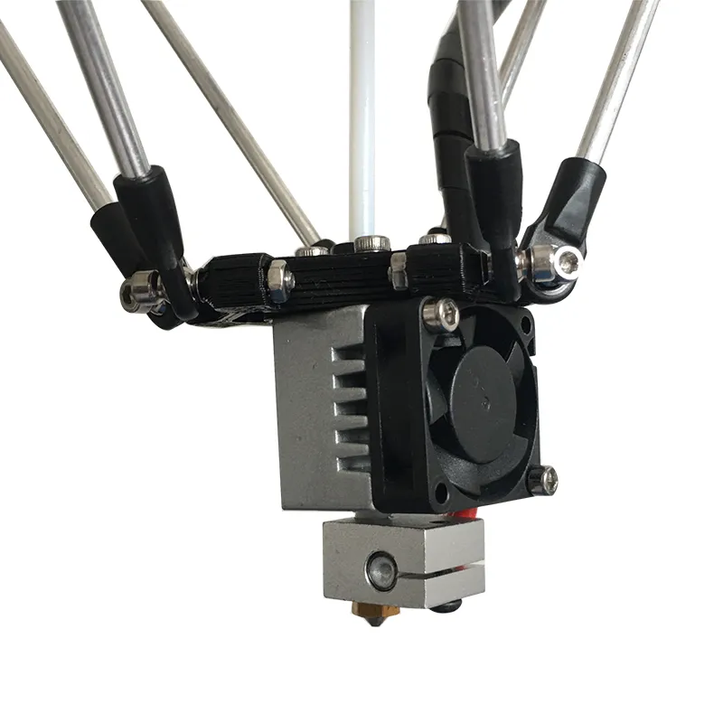 He3D large printing size reprap auto level K280 delta 3d printer kit single metal Extruder and heat bed support multi material