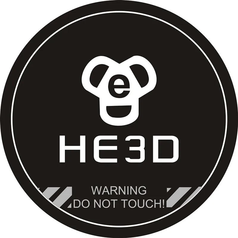 He3D large printing size reprap auto level K280 delta 3d printer kit single metal Extruder and heat bed support multi material