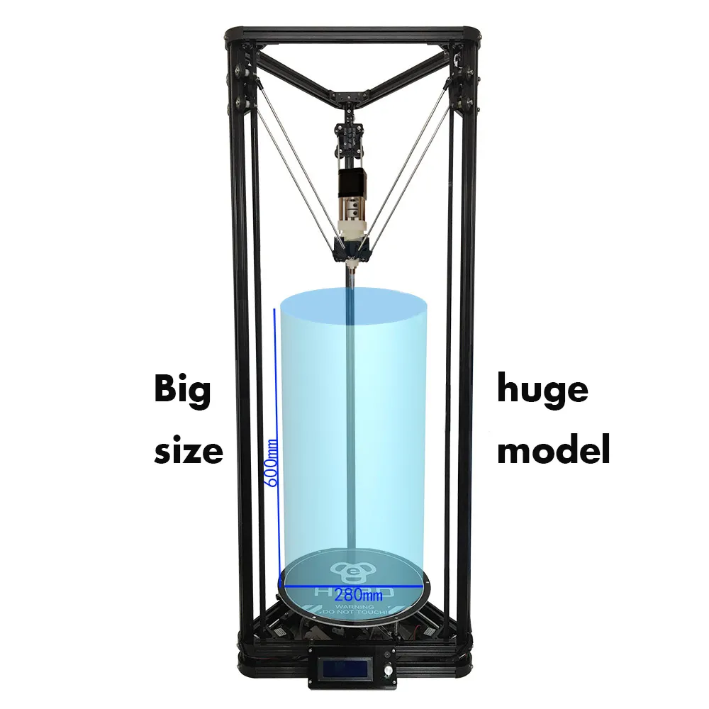 He3D large printing size reprap auto level K280 delta 3d printer kit single metal Extruder and heat bed support multi material He3D large printing size reprap auto level K280 delta 3d printer kit single metal Extruder and heat bed support multi material