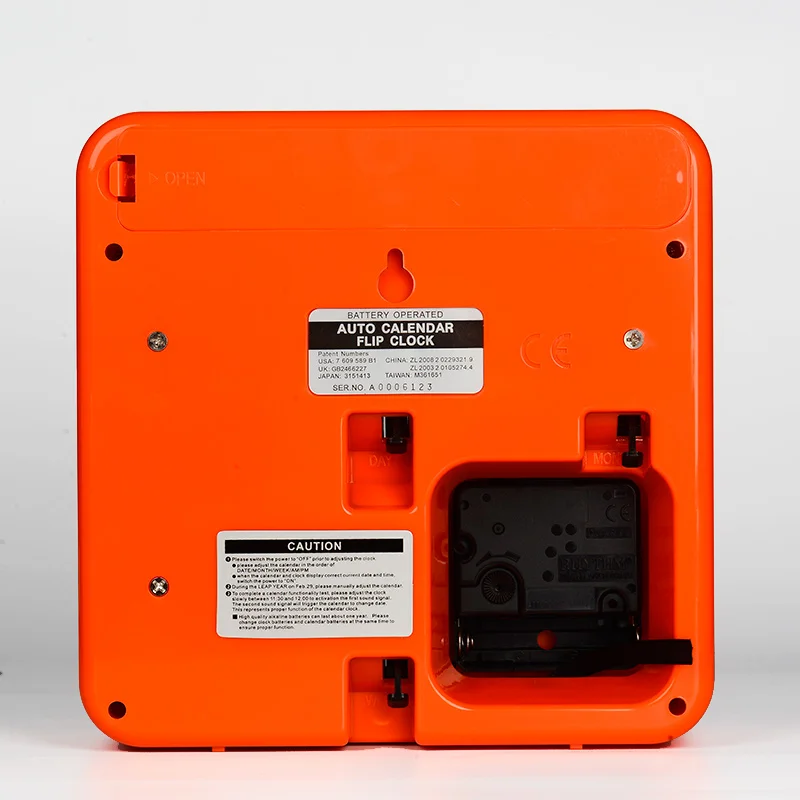 fartech 18cm mini flip clock stylish personalized office table clock