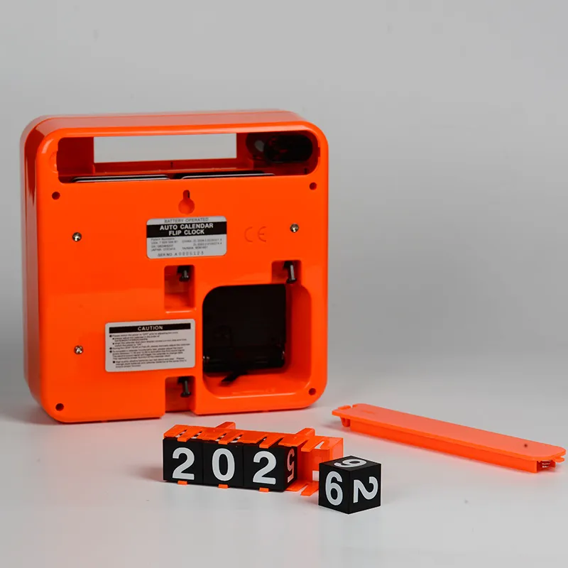 fartech 18cm mini flip clock stylish personalized office table clock