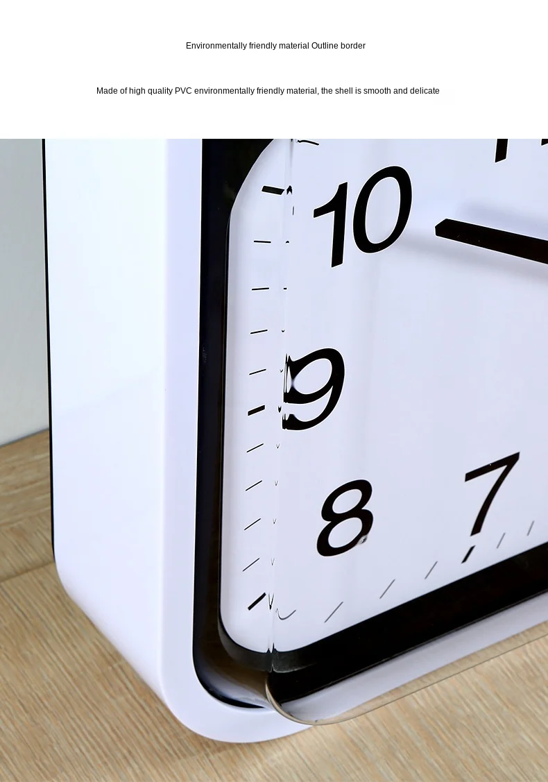 Fartech Modern Minimalist Flip Clock Living Room Atmospheric Wall Clock Mechanical Flip Clock Perpetual Calendar Quartz Clock