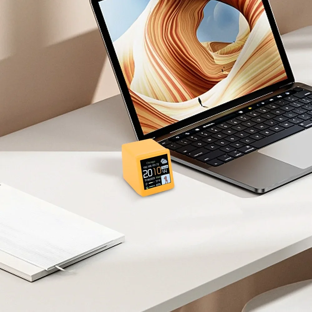 Smart Weather Station Electronic Desktop LED LCD Digital WiFi Table Clock Electronic Weather Station International Version