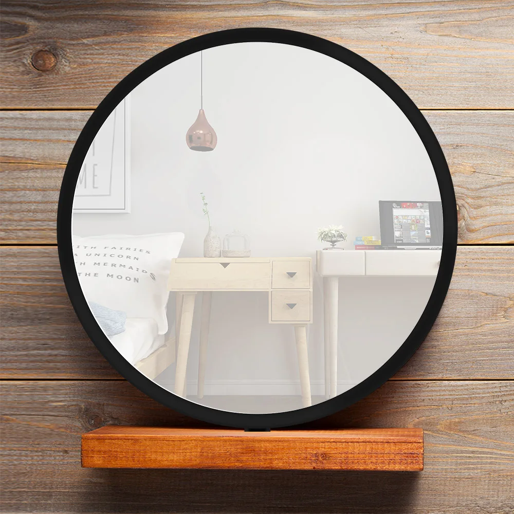 LED Infinity Mirror Backwards Wall Clock Runs Counterclockwise and Reverse Luminous Clock Vortex Tunnel Lamp Interstellar Mirror