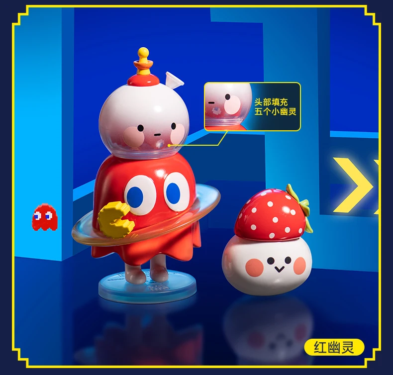 POP MART PAC MAN BOBO&amp COCO Space Series Blind Box Toy Caja Ciega Kawaii Doll Action Figure Toys Caixas Model Mystery Box
