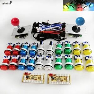 DIY Raspberry Pi Arcade Joystick Kit w/ LED Buttons