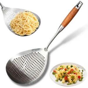 Heavy-Duty Stainless Ladle Skimmer