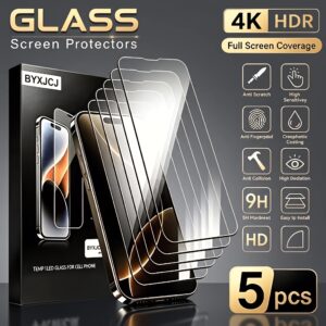 Tempered Glass Screen Protector (5-pack)