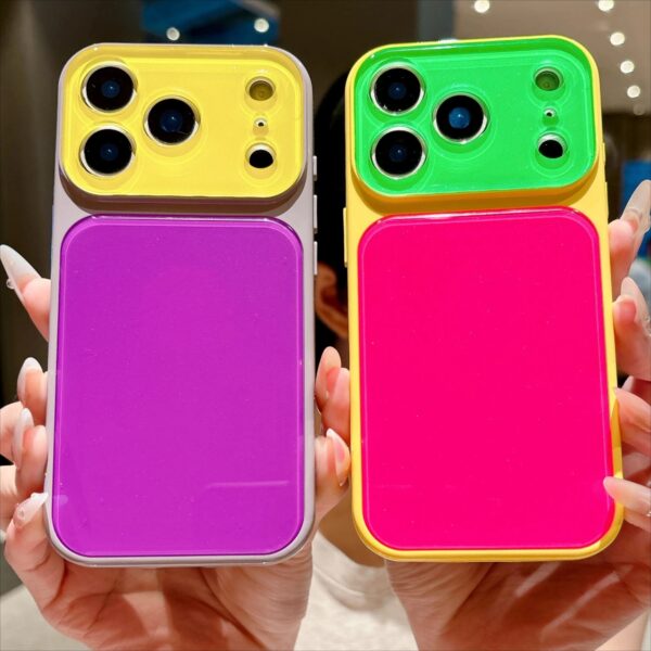 Color Block Glitter Phone Case