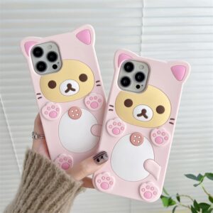 Rilakkuma Bear Silicone Phone Case