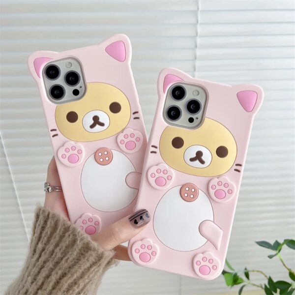 Rilakkuma Bear Silicone Phone Case