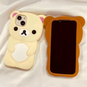 3D Rilakkuma Silicone Phone Case