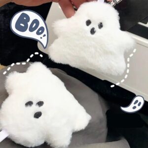 Ghost Plush Keychain (Halloween)