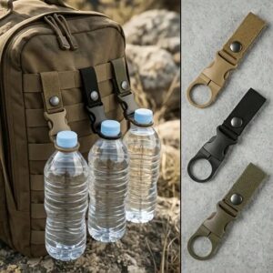 Hiking Water Bottle Carabiner Clip (3pc)